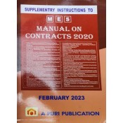 Puri Publication's Supplementry Instructions to MES Manual on Contracts 2020 | Military Engineer Services 